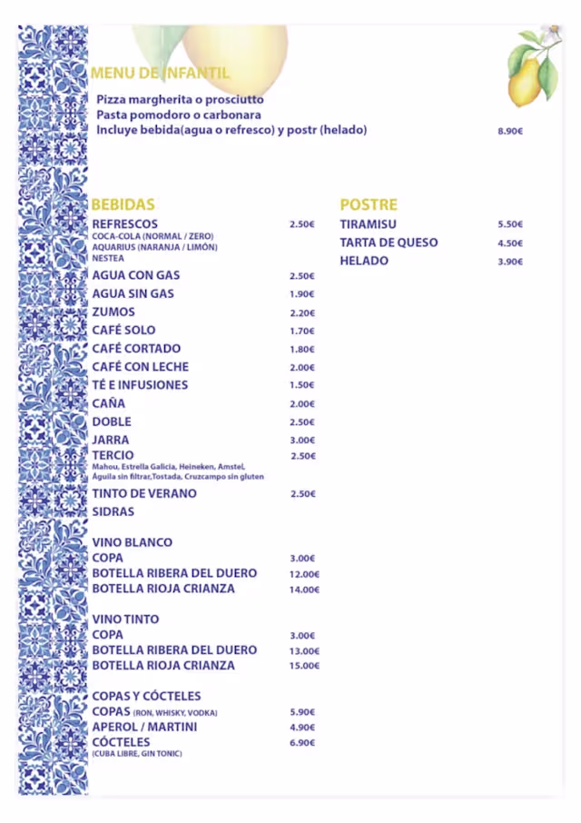 PDF Menu page 2