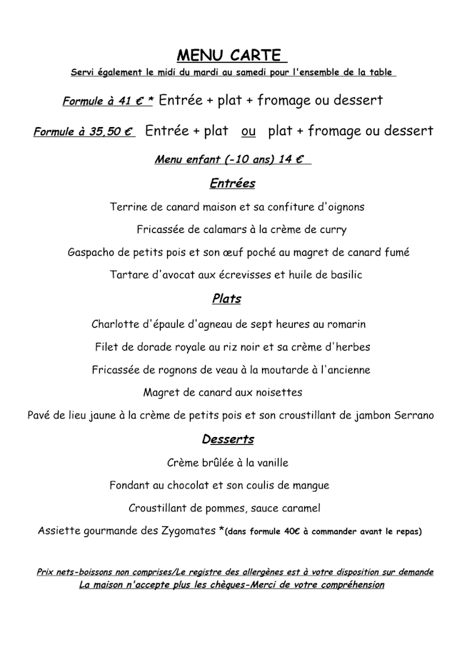PDF Menu page 2
