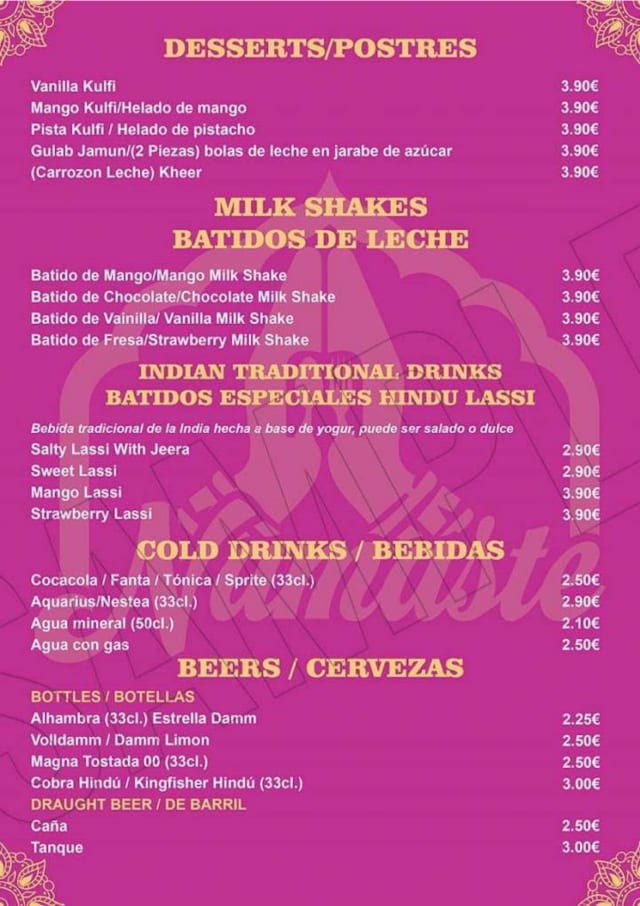 PDF Menu page 2