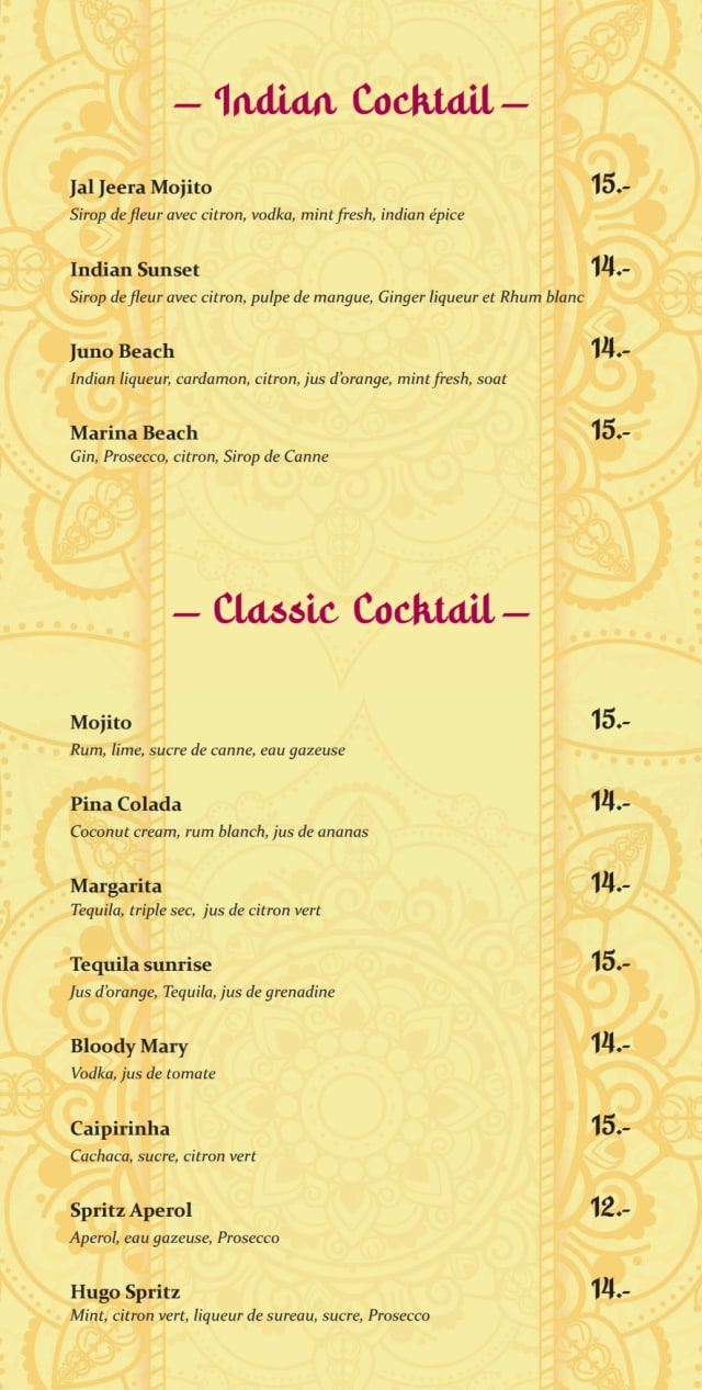 PDF Menu page 2