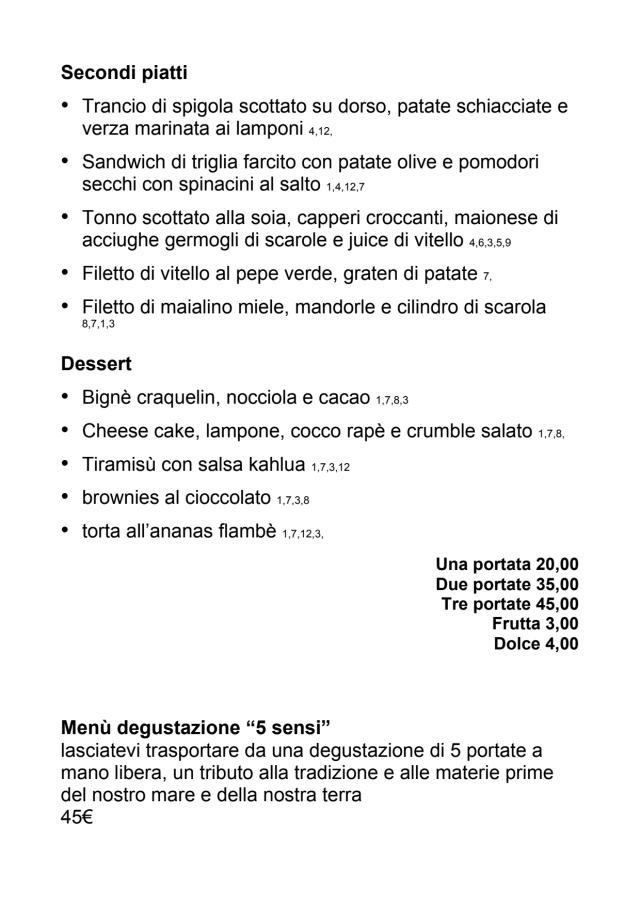 PDF Menu page 2