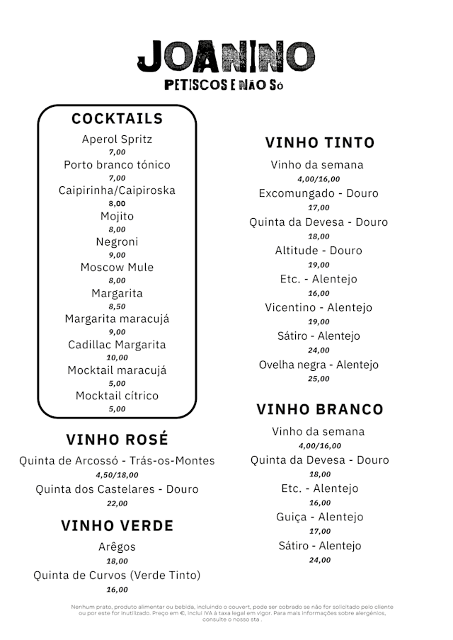 PDF Menu page 2