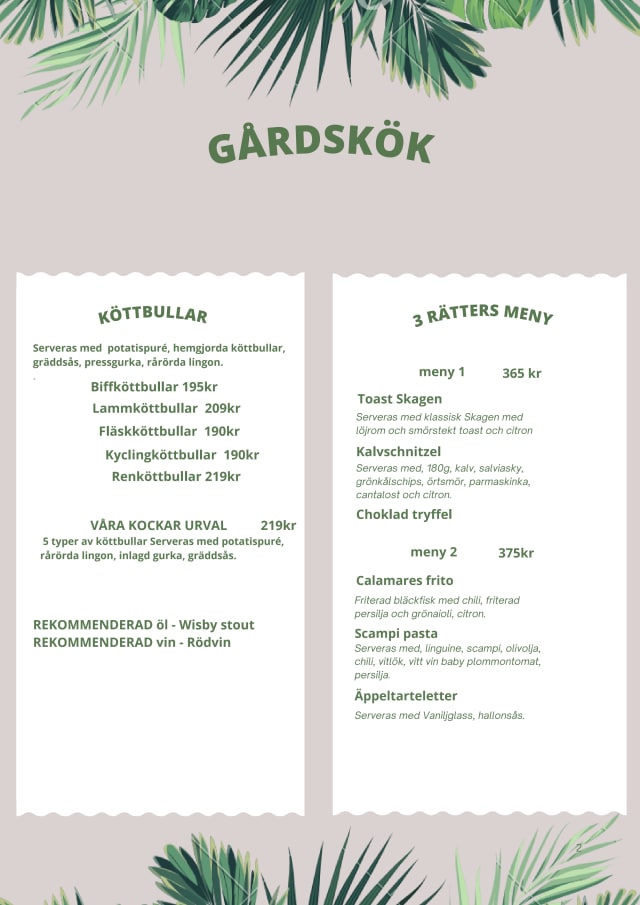 PDF Menu page 2