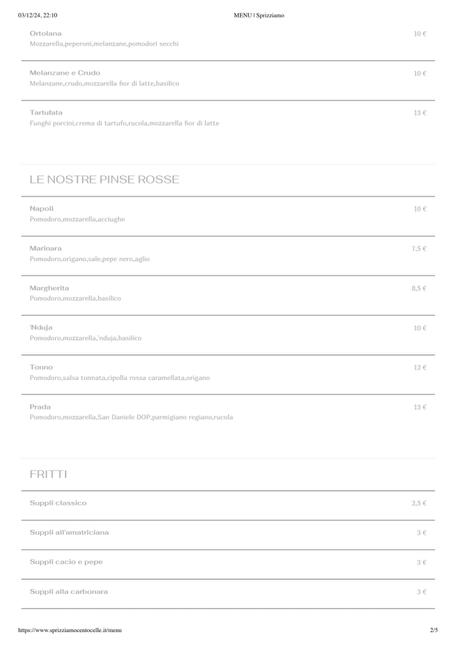 PDF Menu page 2