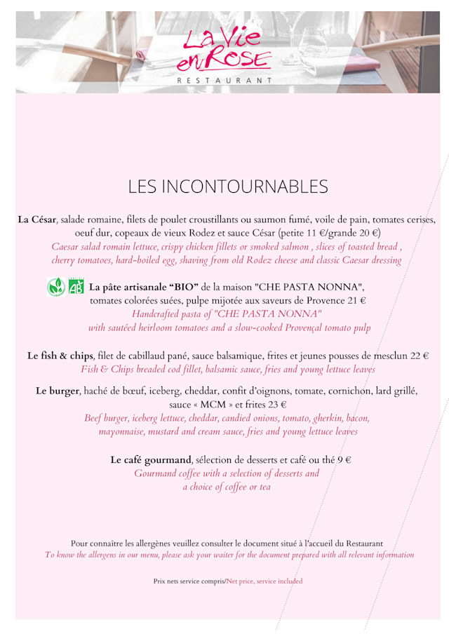 PDF Menu page 2