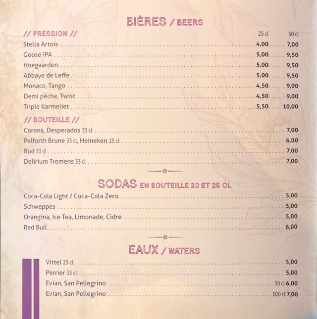 PDF Menu page 2