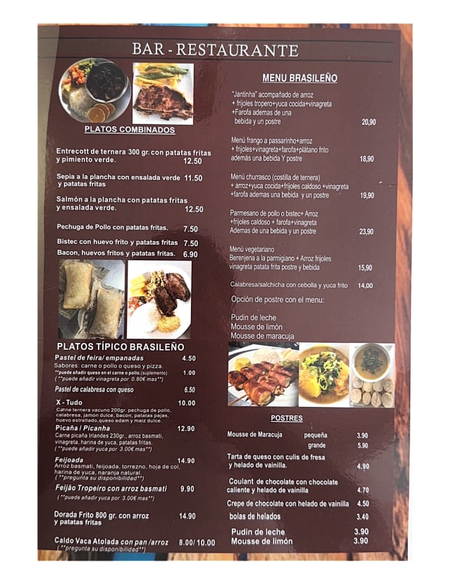 PDF Menu page 2