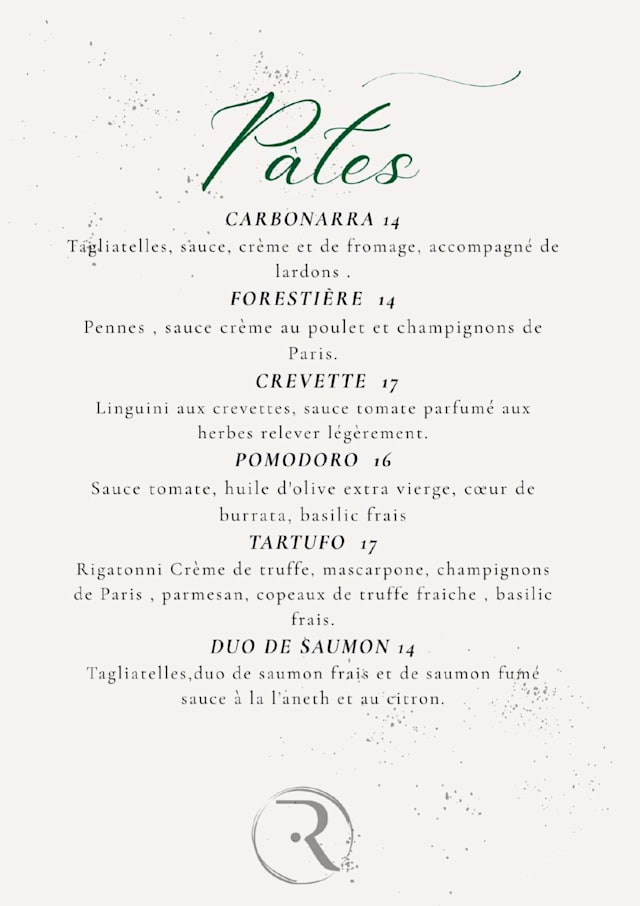 PDF Menu page 2