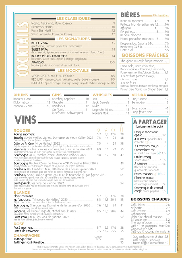 PDF Menu page 2