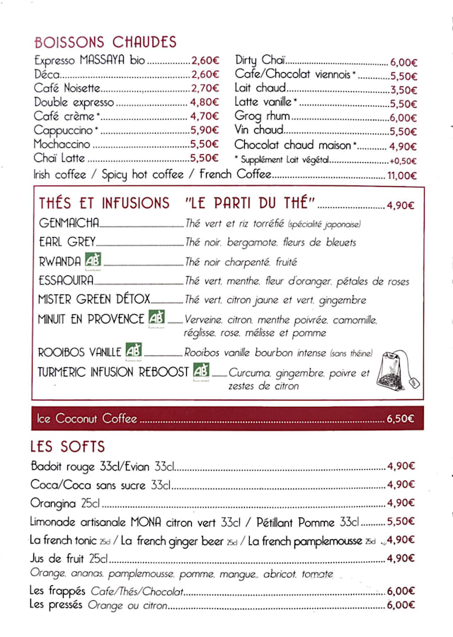 PDF Menu page 2