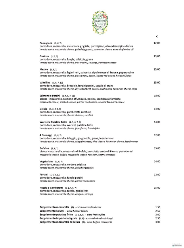 PDF Menu page 2