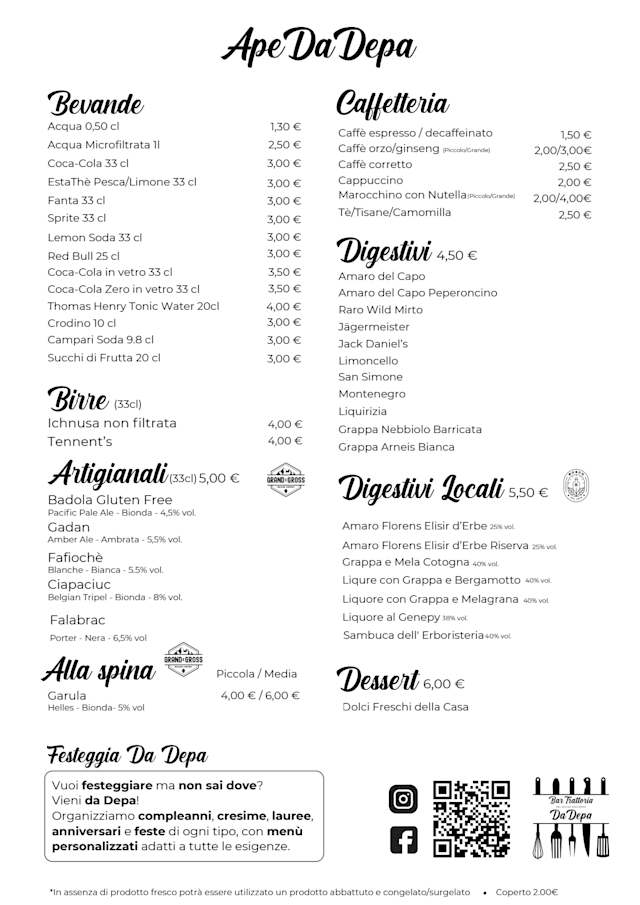 PDF Menu page 2