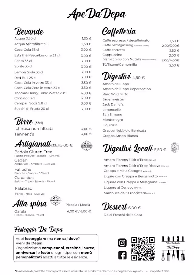 PDF Menu page 2
