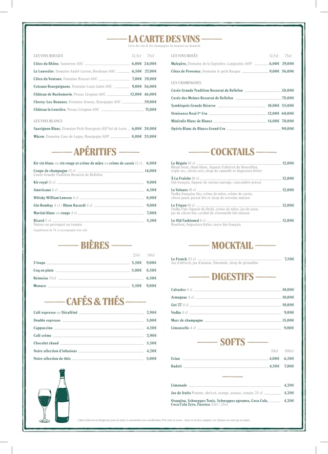 PDF Menu page 2