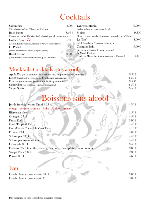 PDF Menu page 2