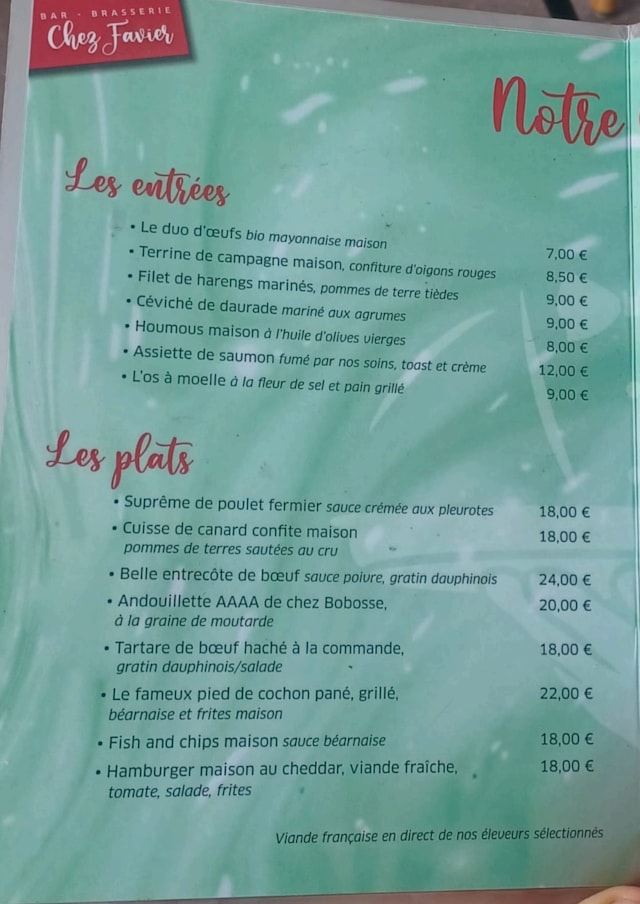 PDF Menu page 2