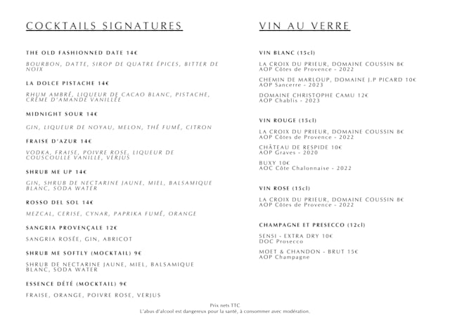 PDF Menu page 2