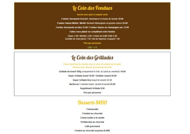 PDF Menu page 2