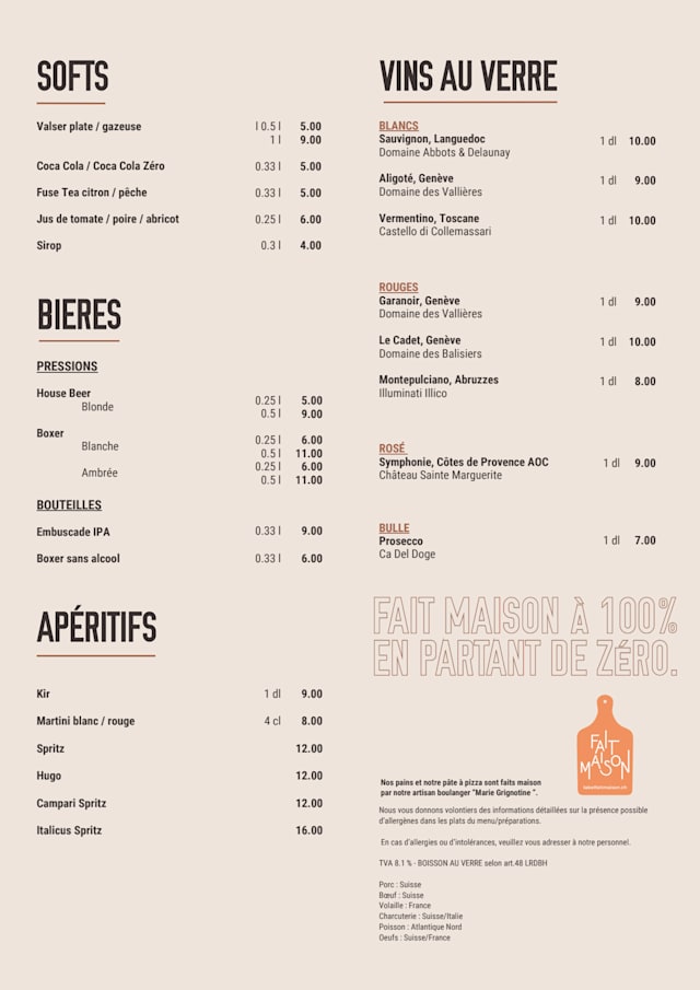 PDF Menu page 2