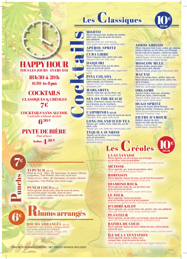 PDF Menu page 2