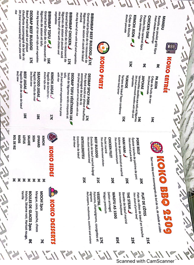 PDF Menu page 2