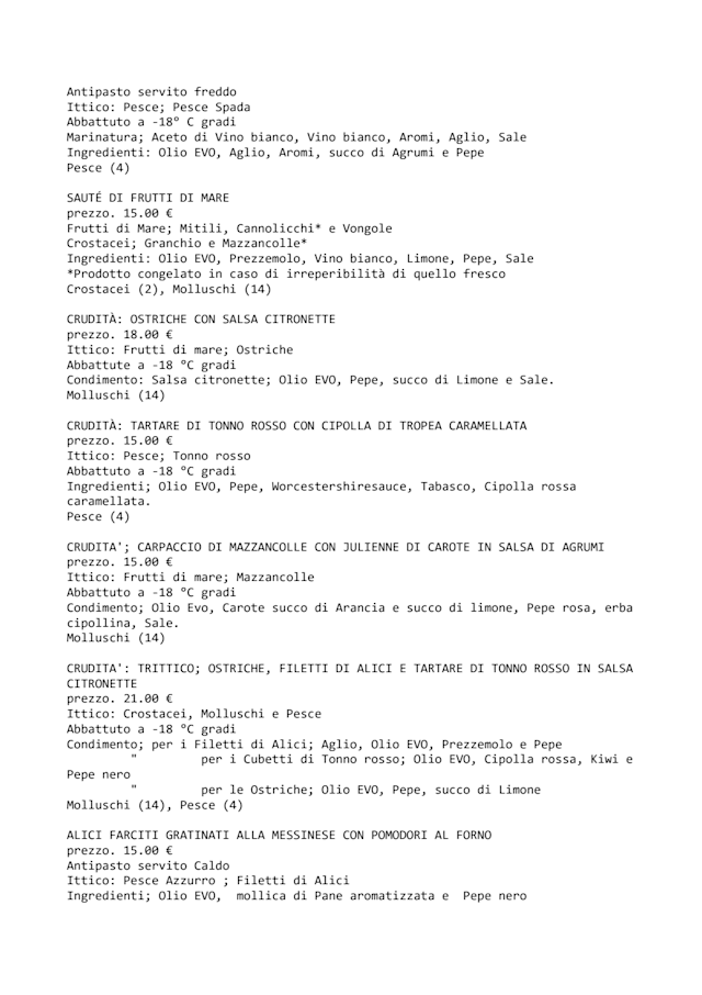 PDF Menu page 2
