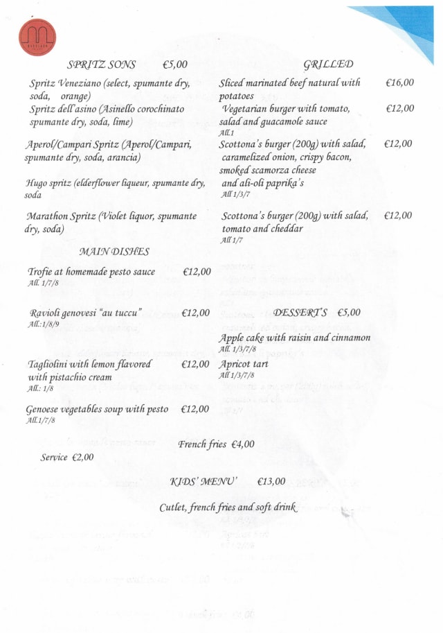 PDF Menu page 2