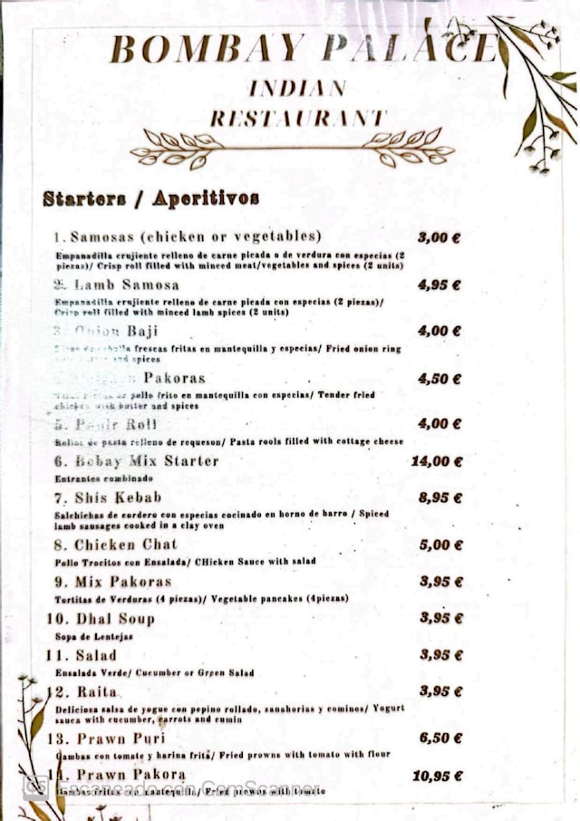 PDF Menu page 2