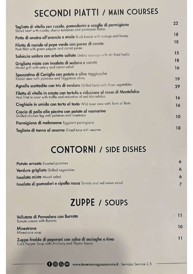 PDF Menu page 2