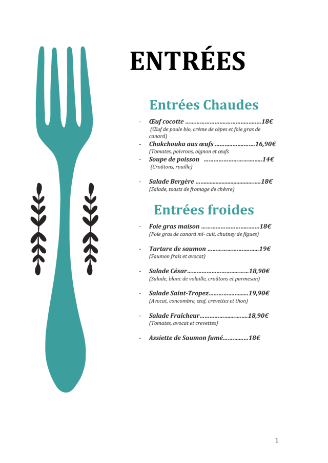 PDF Menu page 2