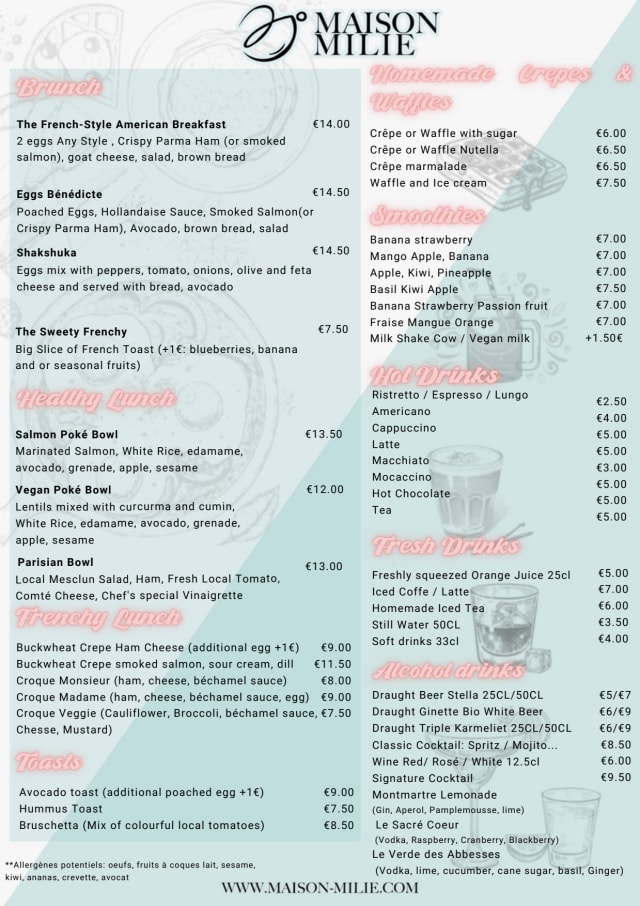 PDF Menu page 2