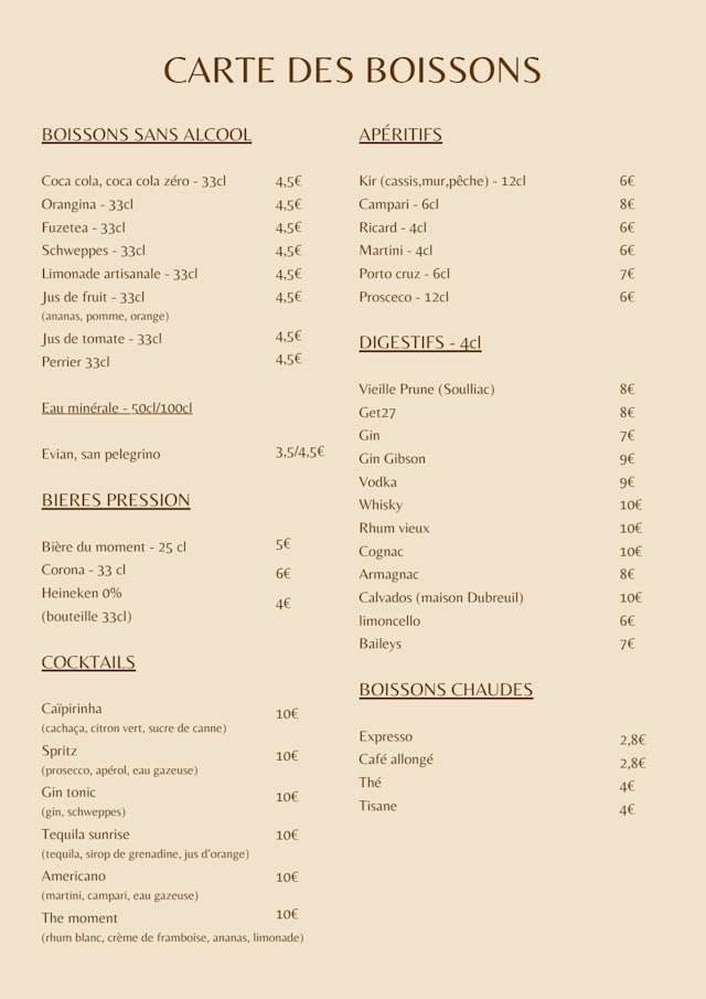 PDF Menu page 2