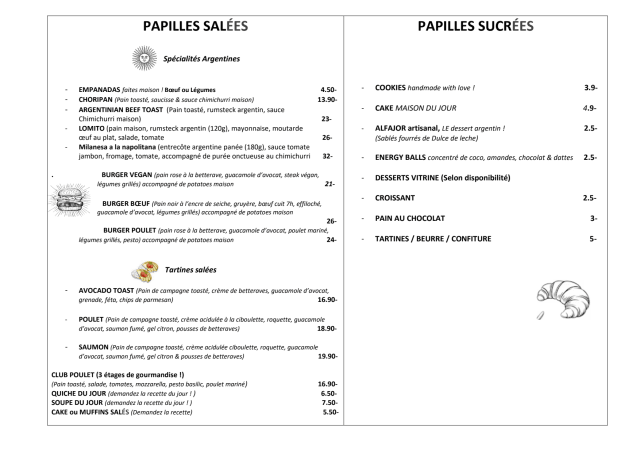PDF Menu page 2