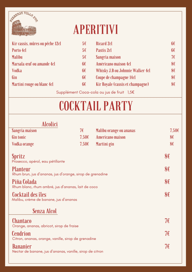 PDF Menu page 2