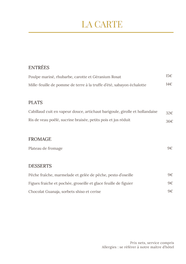 PDF Menu page 2