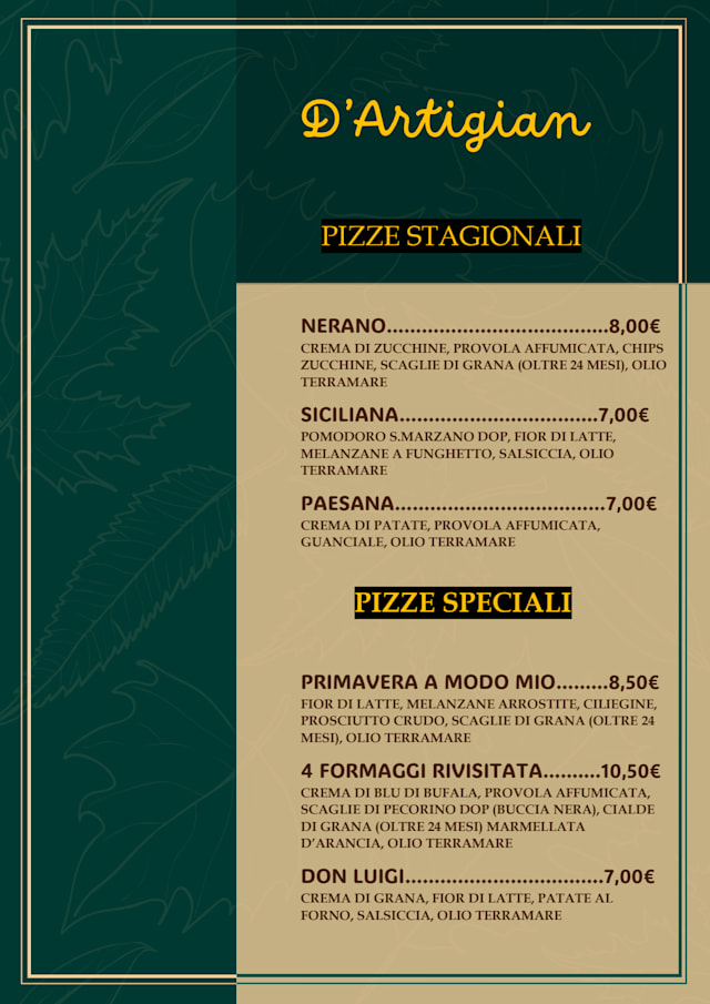 PDF Menu page 2