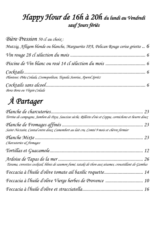 PDF Menu page 2