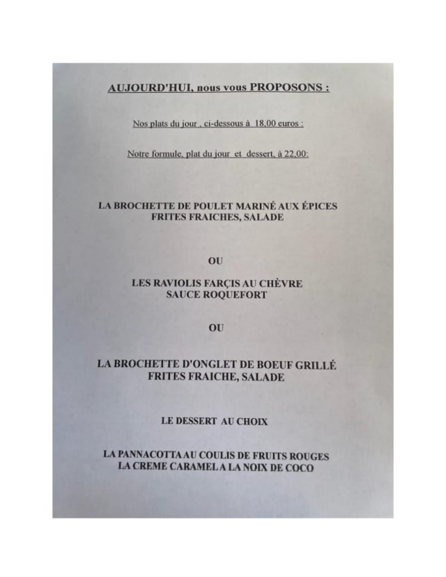 PDF Menu page 2