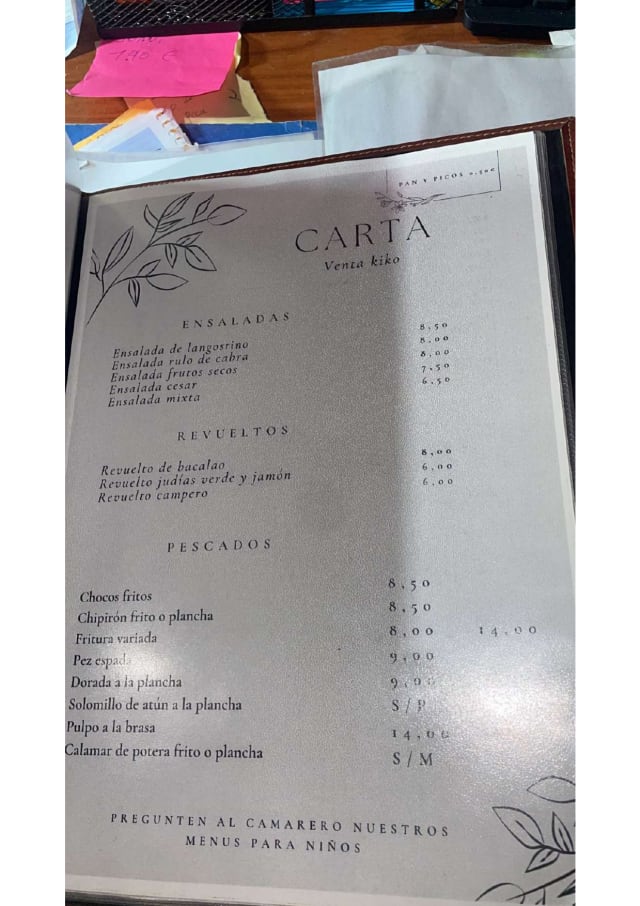PDF Menu page 2