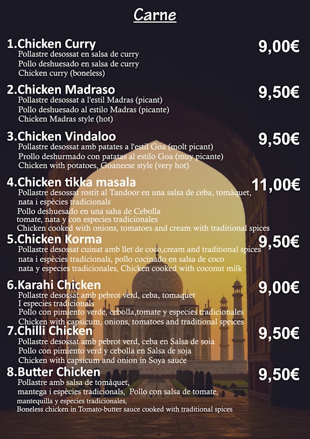 PDF Menu page 2