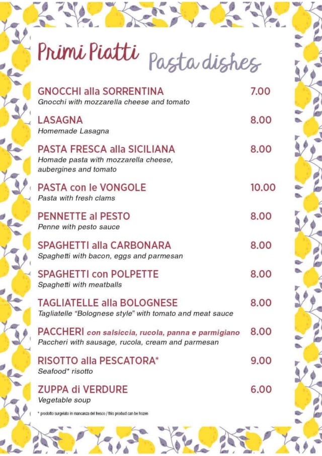 PDF Menu page 2