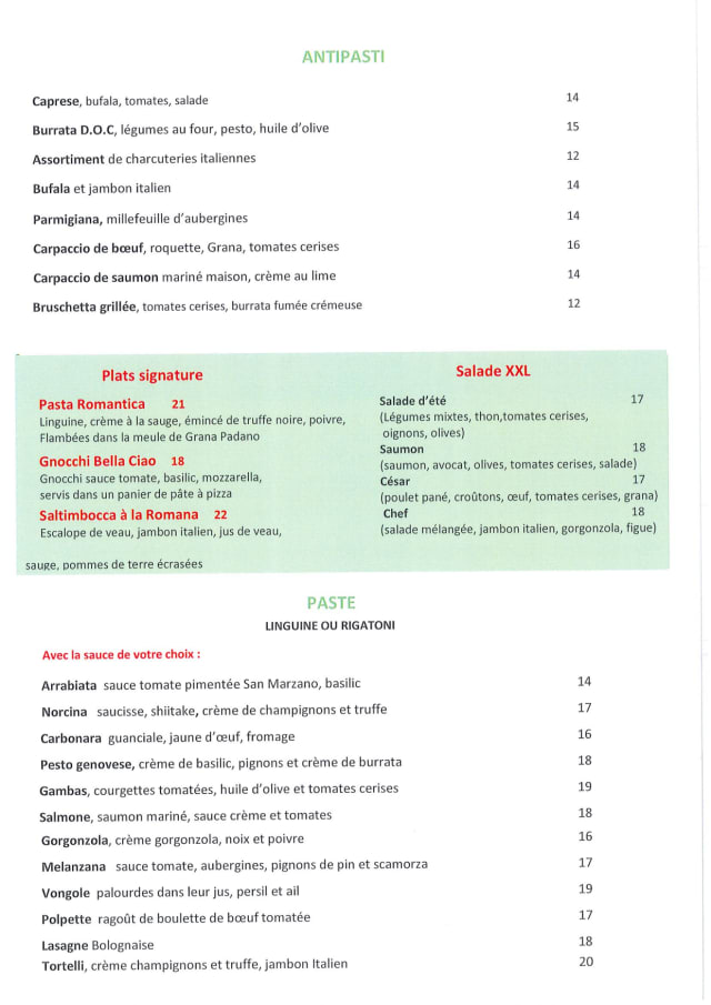 PDF Menu page 2