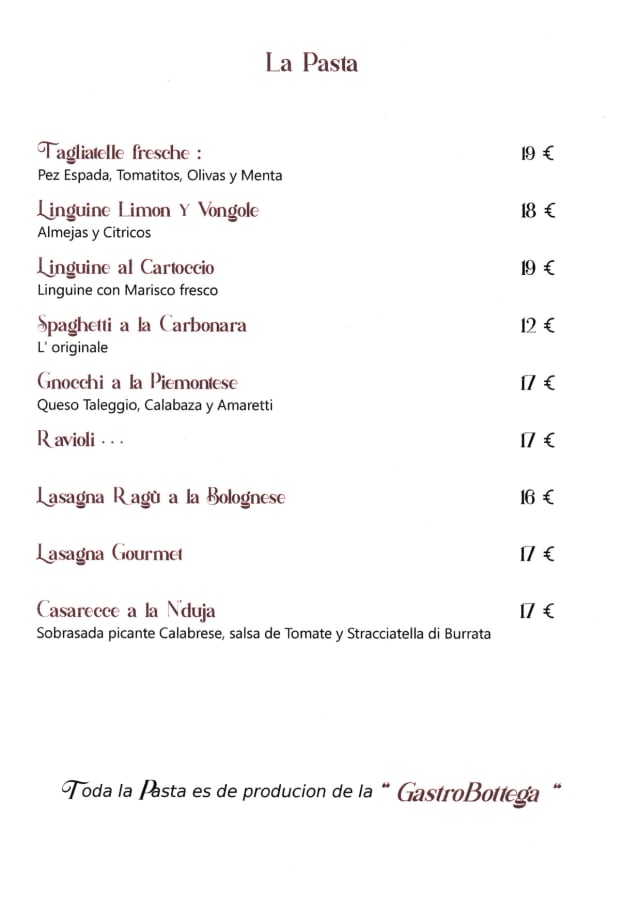 PDF Menu page 2
