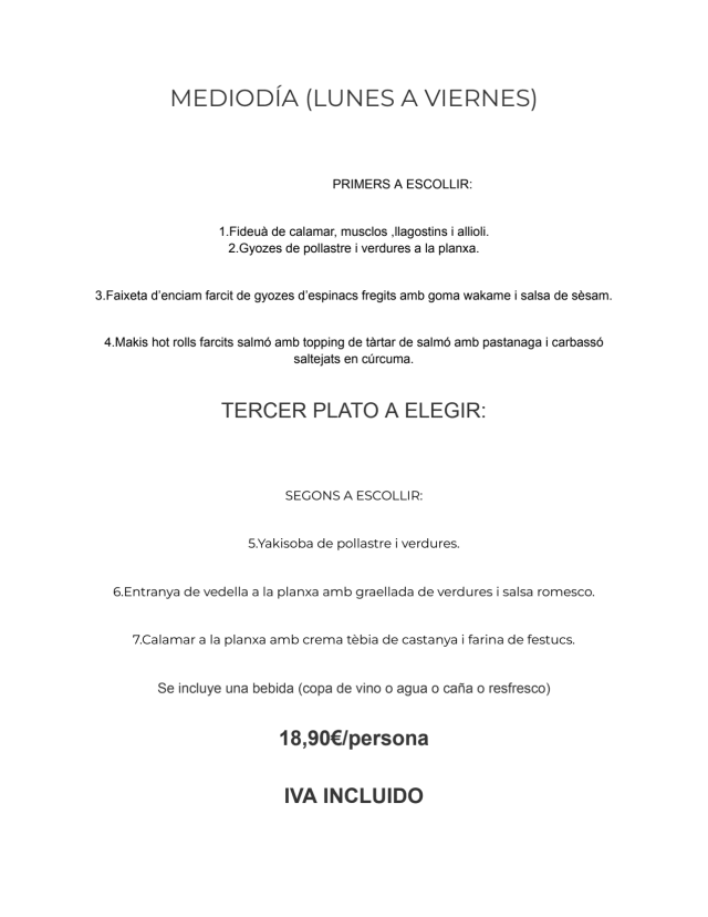 PDF Menu page 2