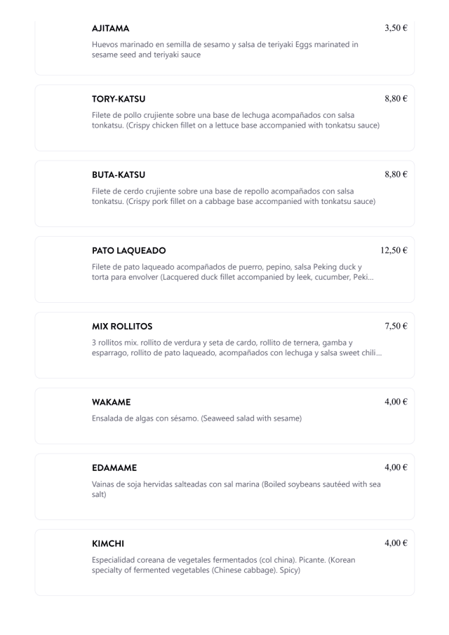 PDF Menu page 2