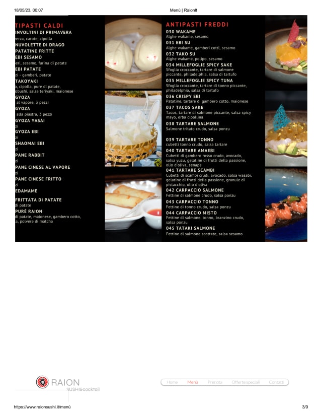 PDF Menu page 2