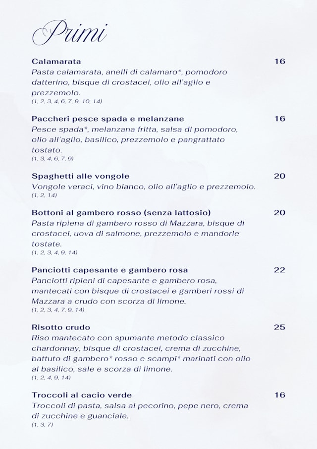 PDF Menu page 2