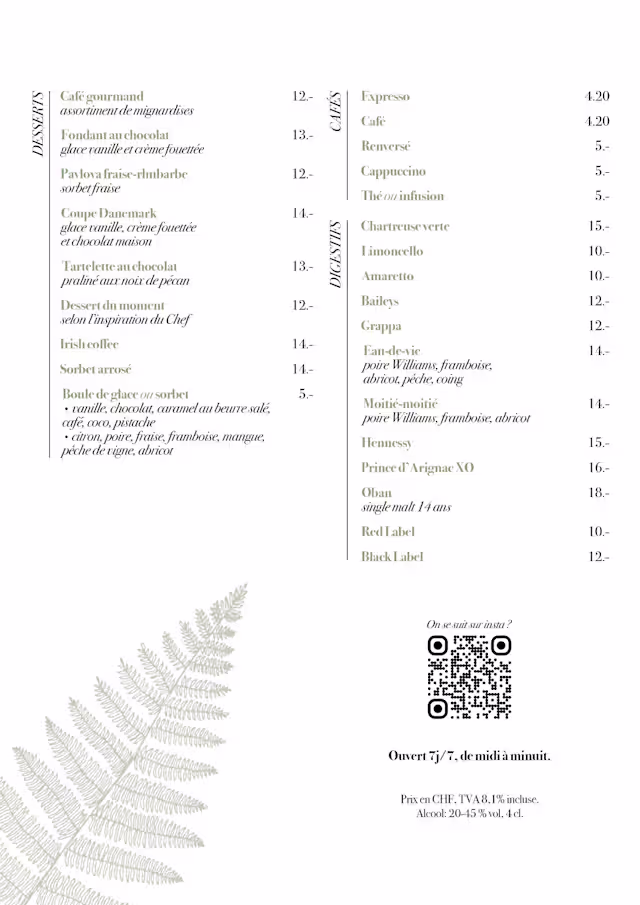 PDF Menu page 2