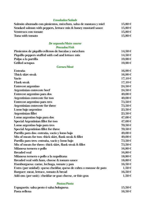 PDF Menu page 2