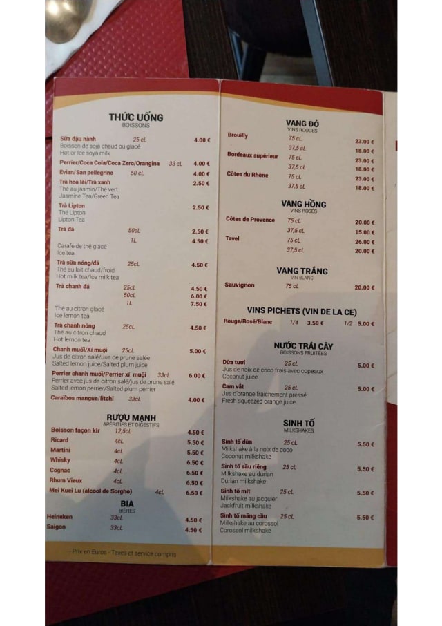 PDF Menu page 2